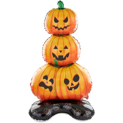 Stående Folieballong Pumpor Halloween 84x158cm