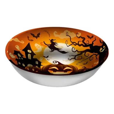 Stor Godisskål i Plast Halloweenpumpa