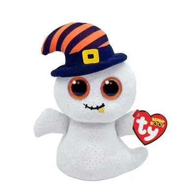TY Beanie Boos Nightcap Vitt Spöke Reg - TY -  Leksaksaffären