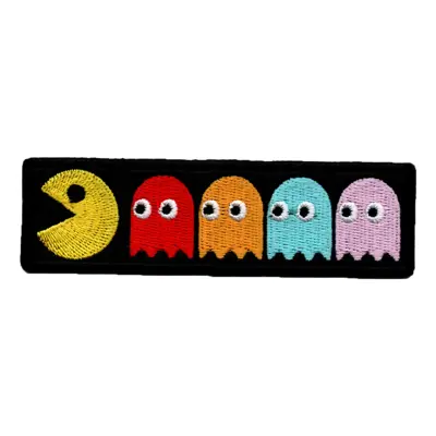 Tygmärke Pac-Man & Spöken