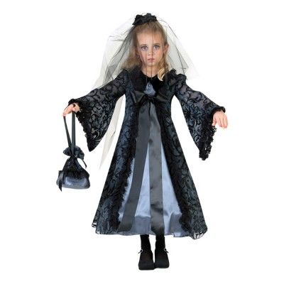 Zombiebrud Barn Maskeraddräkt - Large