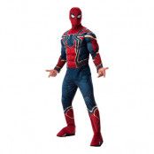 Iron Spiderman Deluxe Maskeraddräkt - X-Large