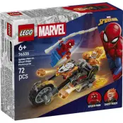 LEGO® Marvel Spider-Man mot Ghost Rider på motorcykel 76335 - LEGO -  Leksaksaffären