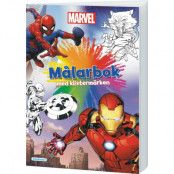 Marvel Målarbok med klistermärken