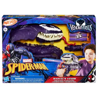 Nerf Spiderman VenomVersus Venom Strike Blaster - Marvel -  Leksaksaffären