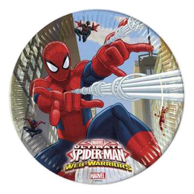 Papptallrik Ultimate Spiderman