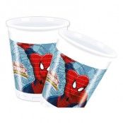 Plastmugg Spiderman - 8-pack