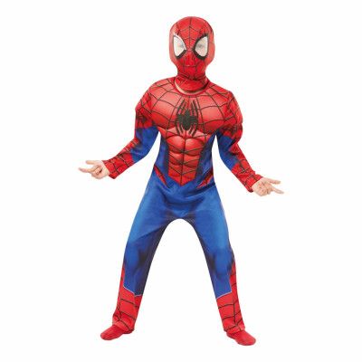 Spider-Man Deluxe Barn Maskeraddräkt - Medium
