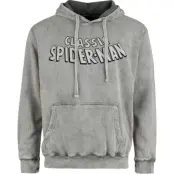 Spider-Man - Marvel Luvtröja - Classic Spider-Man - S XXL - för Herr - grå