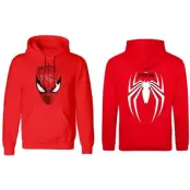 Spider-Man - Marvel Luvtröja - Spider Crest - L - för Herr - röd