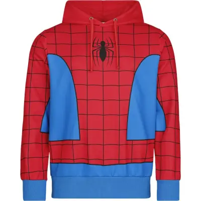 Spider-Man - Marvel Luvtröja - Suit - S 3XL - för Herr - blå/röd