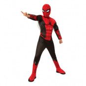 Spiderman Far From Home Deluxe Barn Maskeraddräkt - Small