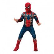 Spiderman Deluxe Infinity War Barn Maskeraddräkt - Small