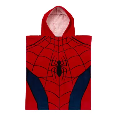 Spiderman Handduk Poncho 50x115cm - Leksaksaffären -  Leksaksaffären