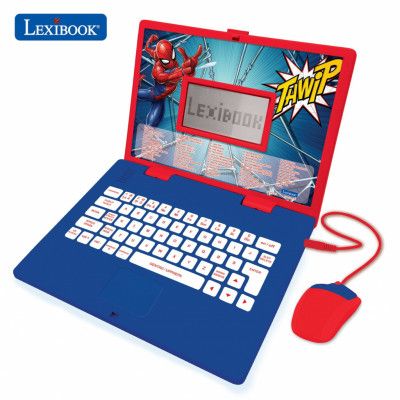 Spiderman Lexibook Utbildningsdator med 62 aktiviteter SE/DK - Lexibook -  Leksaksaffären