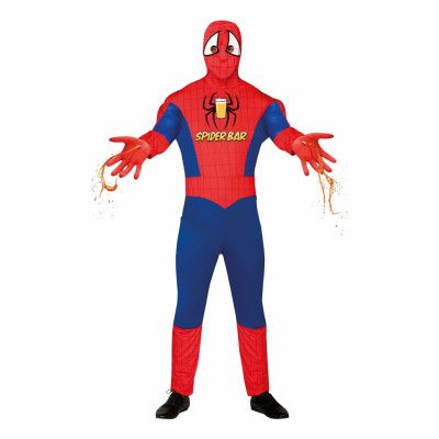 Spindelman med Dispenser Maskeraddräkt - Large