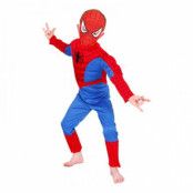 Spiderman med Muskler Barn Maskeraddräkt