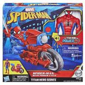 Spiderman Power Cycle med figur