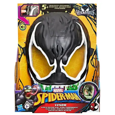 Spiderman Venom Glow-in-the-Dark Mask med ljud - Marvel -  Leksaksaffären