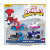 Spidey Amazing Metals Bilar 4-pack - Spidey and His Amazing Friends -  Leksaksaffären