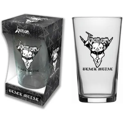 Venom Ölglas - Black metal - för  transparent
