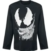 Venom (Marvel) - Marvel Långärmad tröja - Venom Saliva - S XL - för Herr - svart