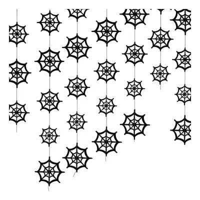 Backdrop Spindelnät Svart