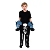 Ridande Skelett Barn Maskeraddräkt - One size
