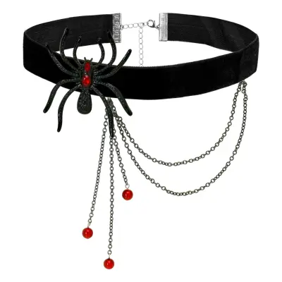 Choker Halsband med Spindel