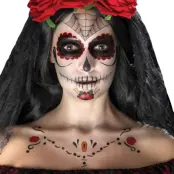 Day of the Dead Ansiktstatueringar