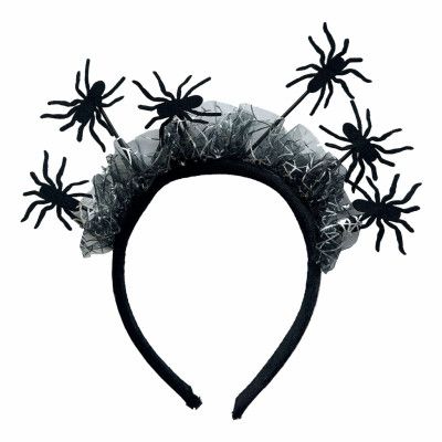 Diadem med Spindlar och Spindelnät - One size