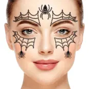 Face Jewels Spindelnät