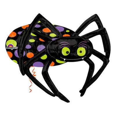 Folieballong Halloween Spindel