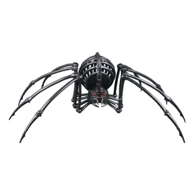 Gigantiskt Spindelskelett med Ljud&Ljus Prop
