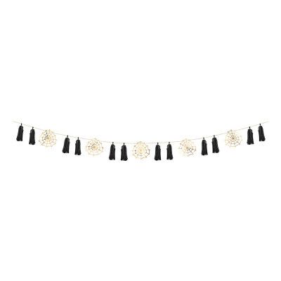 Girlang DIY Spindelnät och Tofsar