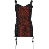 Gothicana by EMP - Gothic Topp - Topp med spindelnätstryck - S XXL - för Dam - svart