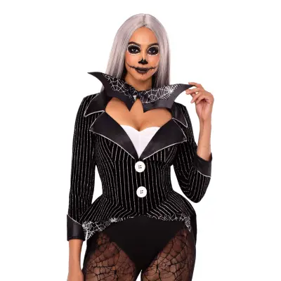 Halloween Bat Body Deluxe Maskeraddräkt - Small