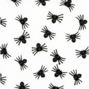 Halloween Konfetti Svarta Spindlar 100-pack