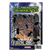 Halloween Spindlar Pappfigurer - 10-pack