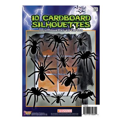 Halloween Spindlar Pappfigurer