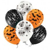 Halloweenballonger Mix 6-pack
