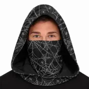 Huva med Mask Spindelnät - One size