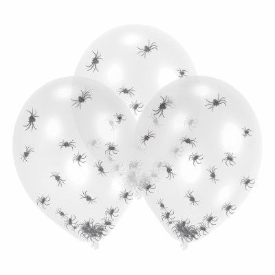 Konfettiballonger Spindlar - 6-pack