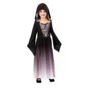 Maskeraddräkt Grå klänning med huva strl 134-140 - Leksaksaffären -  Leksaksaffären