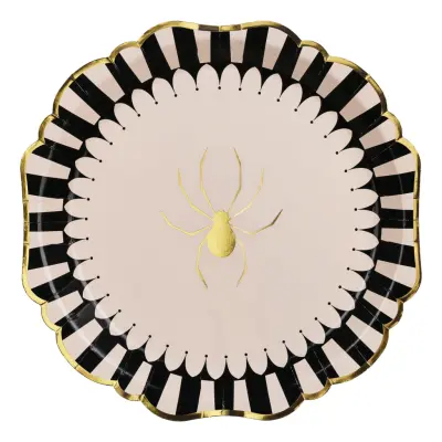 Papperstallrikar Spindel - 6-pack