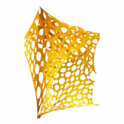 Självlysande Spindelnät Orange