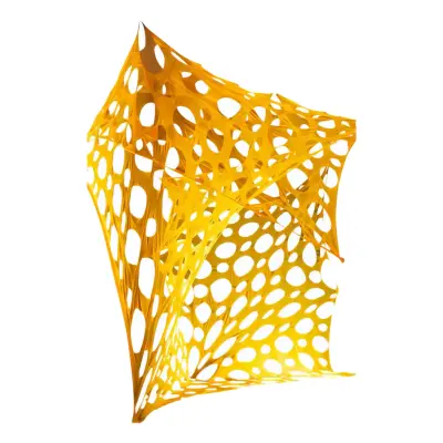 Självlysande Spindelnät Orange