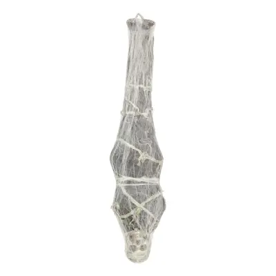 Skelett i Spindelväv med Ljus Hängande Prop