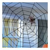 Spindelnät Svart Dekoration