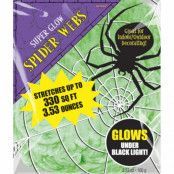 Spindelnät UV Grönt